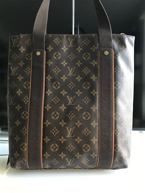 Louis Vuitton Cabas Beaubourg Monogram Coated Canvas Tote .